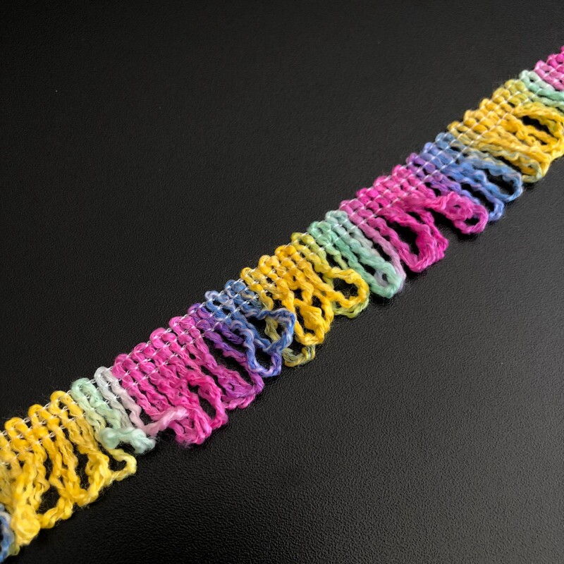 Franja Marabú Degradê - 2,5 cm 